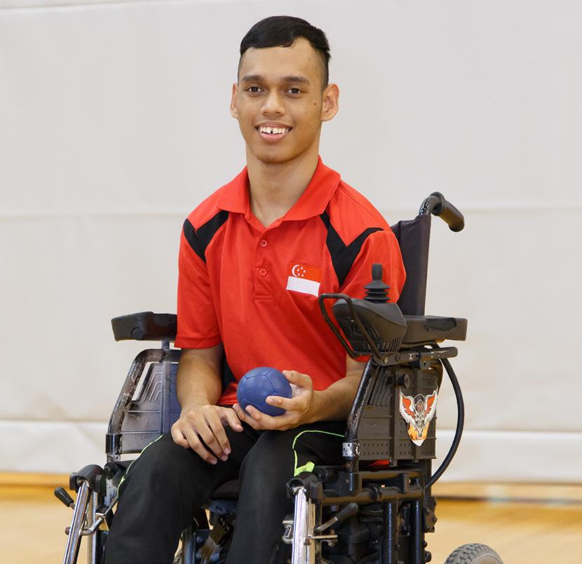 Muhammad Shahrizan Bin Mohd Shah DOB: 15/9/1994 HEIGHT: 160 cm WEIGHT: 40 kg DEBUTANT Looking to try out a new sport, I picked up boccia because it is interesting and challenging.