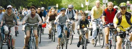 increased share of cycling from 10% (1998) to 13%