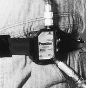 Major components of the PremAire System include: Mask-Mounted Regulator: The PremAire System features a stateof-the-art, pressure-demand regulator mounted at the facepiece.