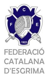 ORGANIZATION Federació Catalana d Esgrima Barcelona (Espanya) Telf: + 34 93 2805196 www.esgrima.