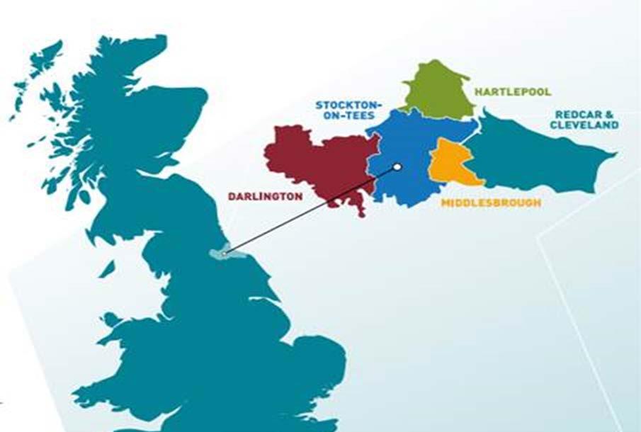 Tees Valley Combined Authority Make up/ represent 5 Council