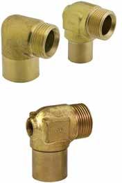 Radiant and hydronic piping systems Baseboard fittings QS-style baseboard elbows and tees QS-style brass baseboard elbows connect ½", ⅝" and ¾" Uponor PEX tubing to ¾" copper baseboard with the