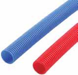 PEX plumbing systems HDPE corrugated sleeves are used in hot and cold potable-water distribution systems, primarily in commercial applications where the potable tubing is installed in the slab.