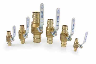 Commercial plumbing Commercial heating and cooling Residential plumbing Water service Benefits Full flow for higher system performance Greater flexibility and productivity