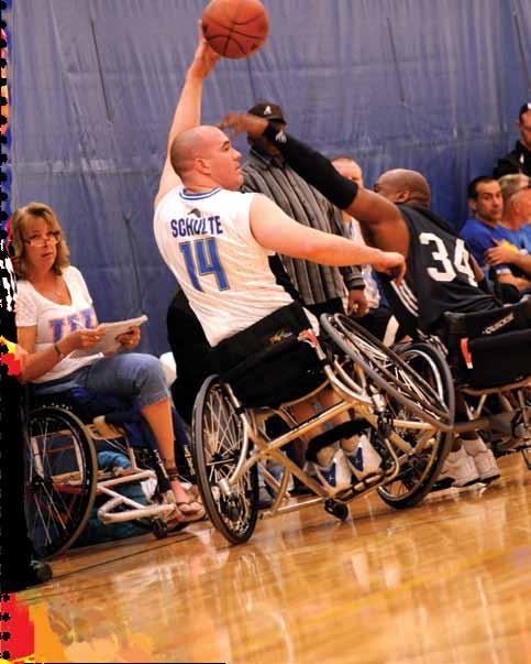 The ultimate in basketball design. When it comes to wheelchair basketball technology, Invacare Top End cannot be matched.