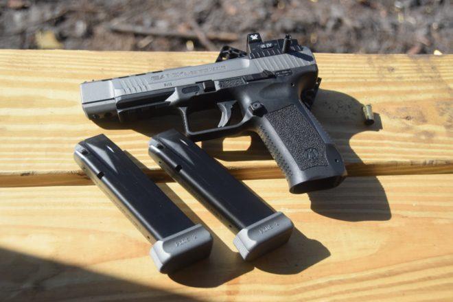 Canik TP9SFx with Vortex Viper Halographic Sight System This gun is an awesome handgun made specifically for Target shooting and high accuracy.