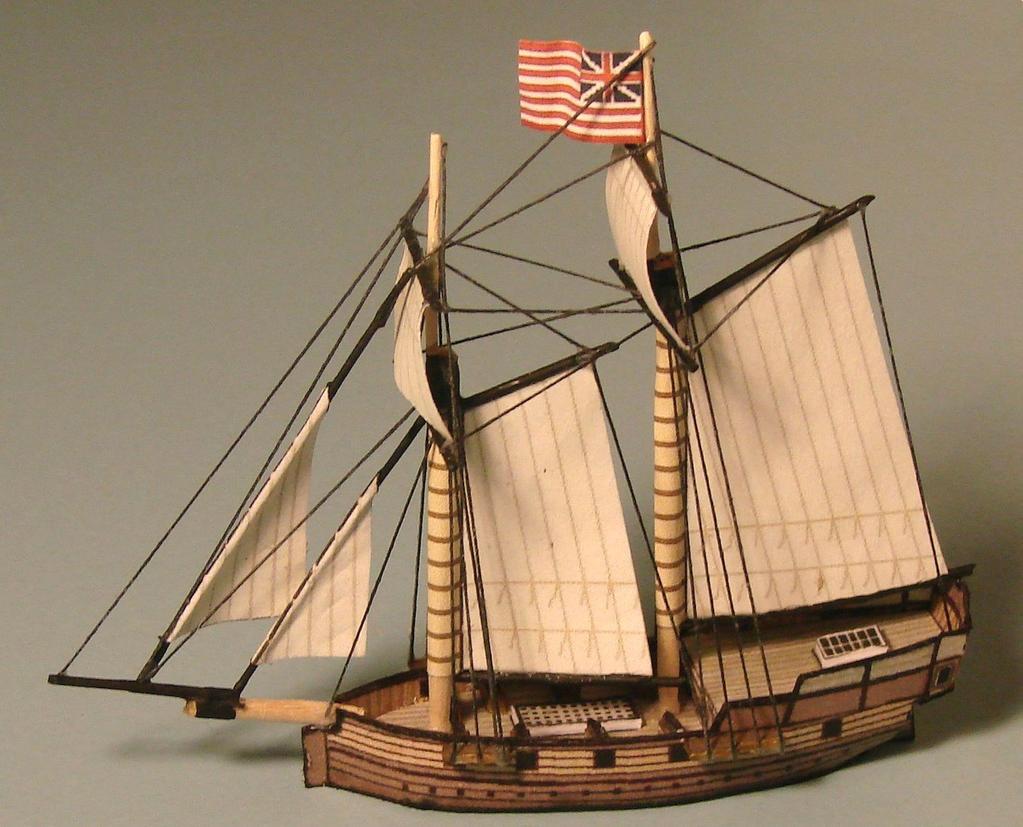Kit #002 12 Gun schooner (based on Carleton; until 1775 on St.