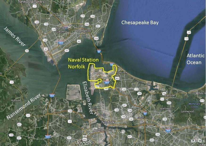 Why Norfolk? U.S. Navy s largest base 7.
