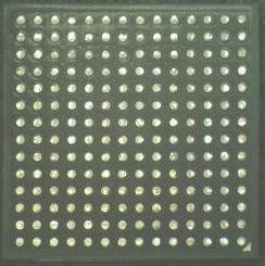 0mm pitch 15mm square package, 3mm die