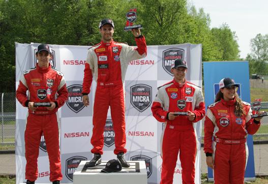 COUPAL AND KING WIN TWO SPECTACULAR RACES AT MONT-TREMBLANT - In warm temperatures, the Nissan Micra Cup made its return to the Circuit Mont-Tremblant with victories for Xavier Coupal and Kevin King