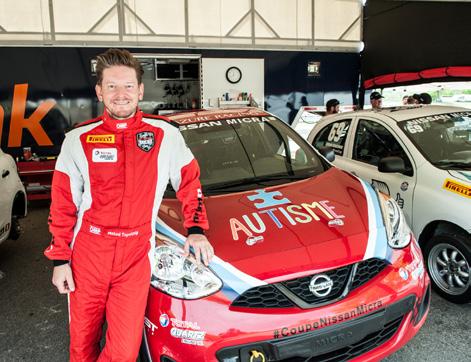IN THE WORLD OF THE MICRA CUP A NEW CAUSE FOR METOD TOPOLNIK THIS SEASON The driver of the No. 78 Nissan Micra Cup car, Metod Topolnik, was encouraging Dans la Rue last season.