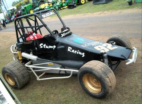 QLD 45 Crossflow Ford Litre Sprintcar Special thanks to Brian & Cathy Jones for making the three hour trip from Goondiwindi to Gatton to display the RM 250 Suzuki Formula and we hope that they had a