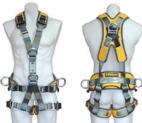 Safety Roof Anchors HARNESSES 1800ERGO PLUS RW Rope Access Full Body Harness: Aluminium rear and front D ring Confined space loops on