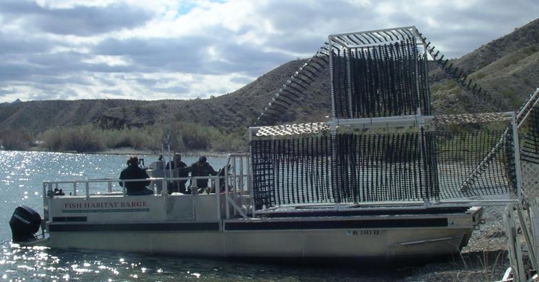 Reclaimed PVC (Fishiding) artificial habitat structure. FIGURE 17.