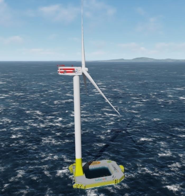 Floating Offshore Wind Turbine : technologies and pilot farms Eolmed Operated off Gruissan