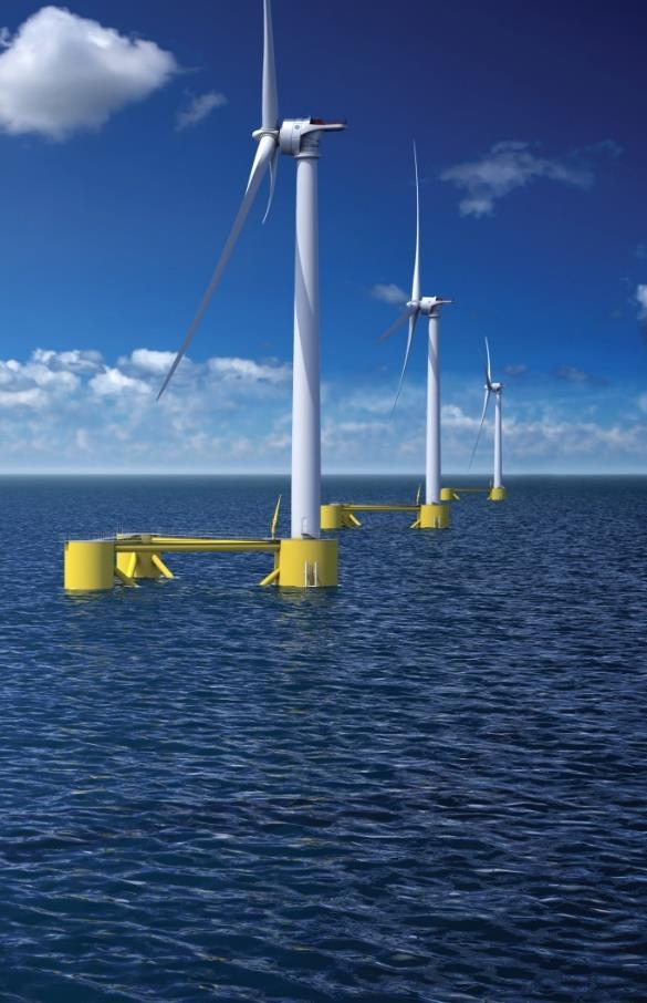 Floating Offshore Wind Turbine : technologies and pilot farms Les Eoliennes Flottantes du Golfe du Lion Operated off Leucate