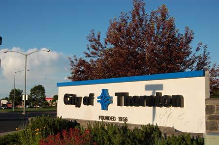 CHAPTER 1: EXECUTIVE SUMMARY The City of Thornton initiated the development of the Thornton Transportation Plan to replace the existing Thornton Thoroughfare Plan adopted in August 2000 and as a