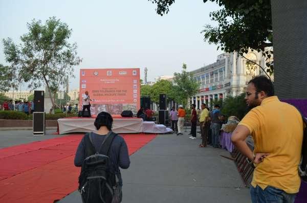 Stage for events coordinated by Dr.