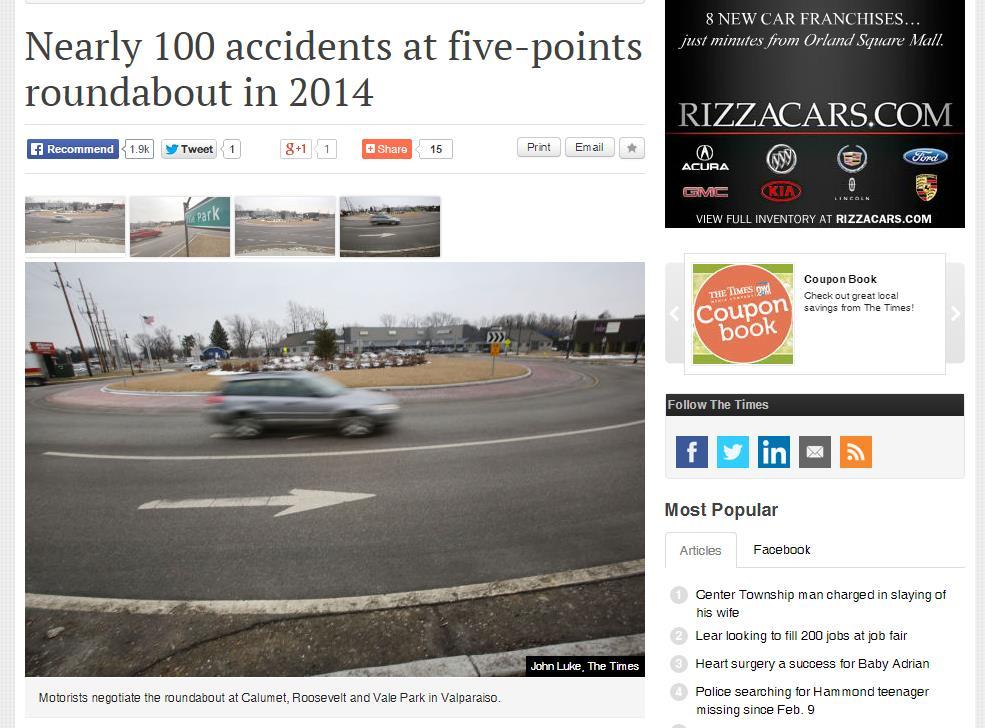 5-points Roundabout
