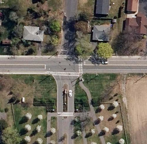 The Crossings Left Turn Lanes Pros Improved traffic flow Cons If done within existing ROW, lose shoulders If widening, ROW impacts