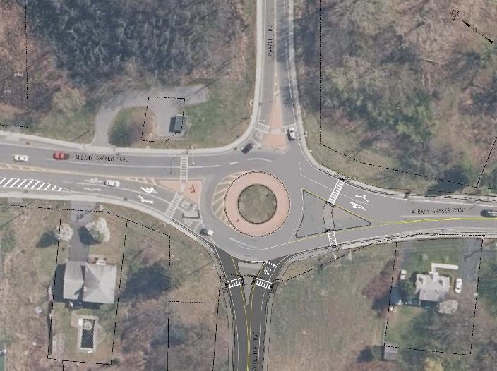 Maxwell Rd Roundabout