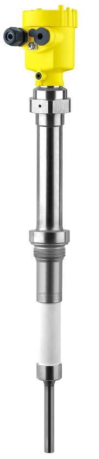 Type overview VEGACAP 67 Preferred applications Version Insulation Length Process fitting Process temperature Bulk solids under high temperatures Rod - partly insulated, cable -