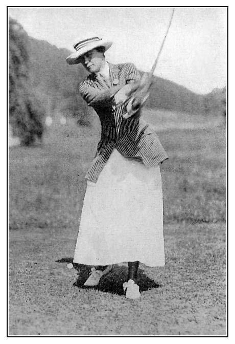 198 THE OUTING MAGAZINE MISS ANITA PHIPPS A strong player through the fair green, but weak in putting to suggest, women have never equalled the controlled delicacy of handling of men in other fields,