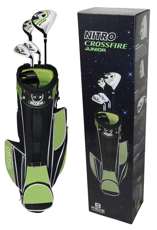 junior pro stand bag 2 head co Age 9 to 12 JUNIOR CROSSFIRE 8 PIECE SET COST $65.00 MSRP $99.