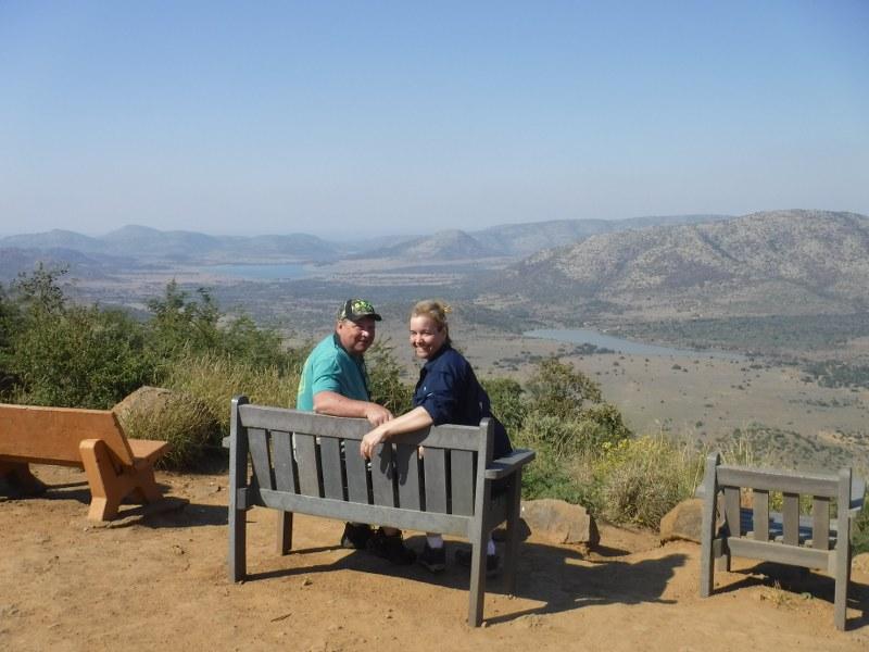 The couple also visited the Pilanesburg National Park, another one of South Africa's national parks, boasting an array of wildlife.