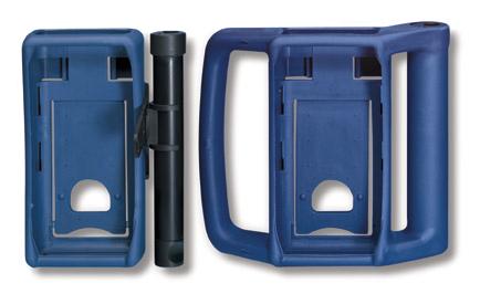 TG/Oxi-LF Sleeve set, suitable for SM 325 protective armoring, consisting of electrode sleeve, holding device and additional carrying strap for field use. Can also be used for storing the sensor.