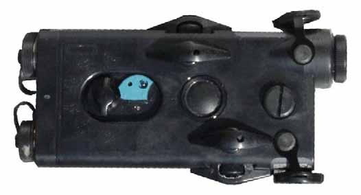 FM 3-22.9 Figure 2-30. AN/PEQ-2A target pointer illuminator/aiming light. a. M16A1/A2/A3 Rifle and M4 Carbine (Figure 2-31). The armorer must install the bracket assembly (1).