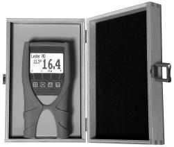 9.0 TECHNICAL DATA Measuring depth Minimum material thickness Resolution Measuring range Temperature measuring range 0.197 in (5mm) 0.394 (10mm) 0.1% water content ; 0.1 C ; 0.