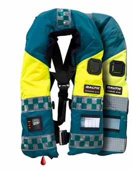 / SOLAS lifejackets now feature the unique new Baltic lung design giving enhanced support and in-water performance.