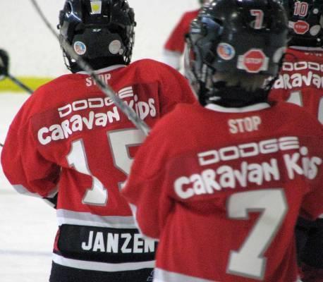Team jerseys can be any colour but MUST feature the Dodge Caravan Kids sponsor patch or screened logo on either: o Back of jersey OR