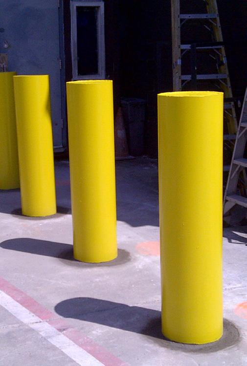 In many situations any old bollard will act as a deterrent and may solve your problem.