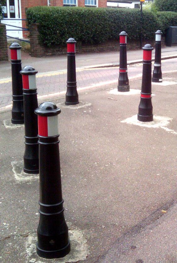 This will ensure it can be seen at all hours of the day and night. Another point missed by some is the height of the bollard.