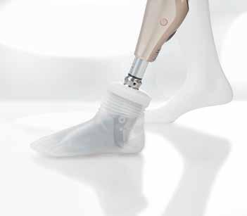 Hans 6000 steps 5 different landscapes 1 Meridium Meet Hans This is Meridium With movement in the ankle, mid-foot, and forefoot, Merdium can help users achieve a more natural gait The foot s wide