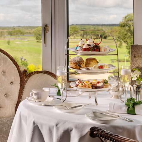 Afternoon Tea A real treat Served daily from 1pm - 5pm, in the elegant surroundings of the Victorian inspired Kentfield Suite and River Room overlooking the Estate and Lough Corrib.