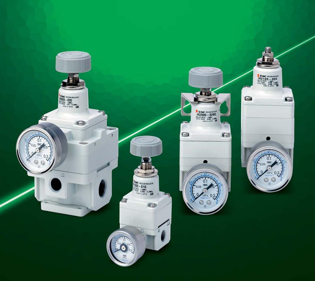 CAT.E6-B-UK Precision Regulator Series IR// The addition of the small size Series IR and the