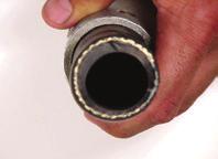 Inspect Blast Nozzle for wear. Once nozzle throat has worn 1.5mm (1/16in) beyond its original intended diameter, it should be replaced.