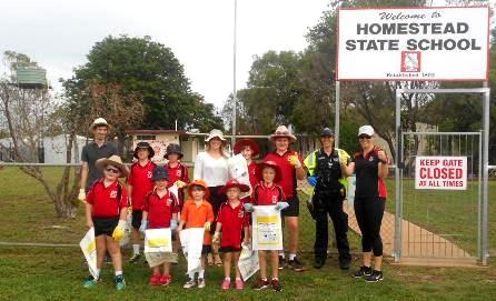 Homestead State School held its annual Clean Up Australia Day