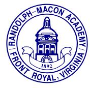 Randolph-Macon Academy 200 Academy Drive Front Royal, Virginia 22630 SINCE 1892 To: From: Subject: R-MA Parents and Prospective Football Players Frank Sullivan, Head Football Coach and Athletic