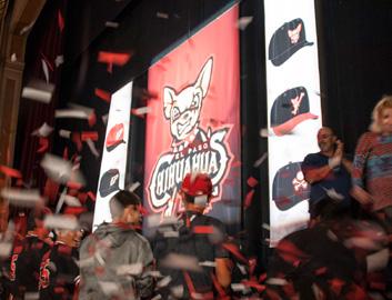 TIMELINE OF EVENTS October 22, 2013 A brand is born. El Paso Chihuahuas are introduced as the City s new Triple-A team!