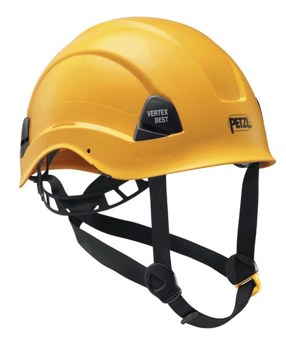 The CenterFit system allows the helmet to be perfectly centered on the Adjustable and removable chinstrap Chinstrap is easily removed for