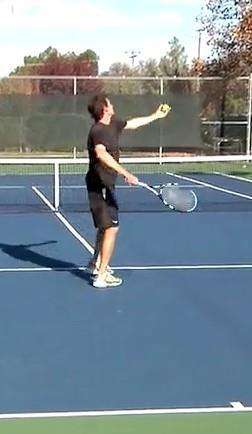 the next ball and repeat the walking serve Repeat, moving towards the net until