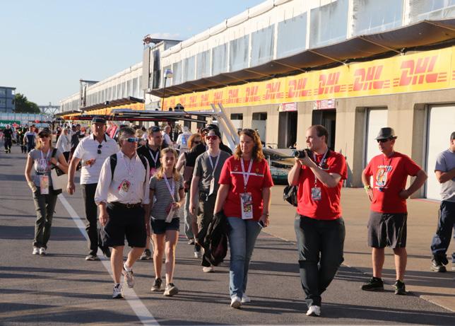 EXCLUSIVE PIT LANE WALK Included in Hero, Trophy & Starter Packages F1