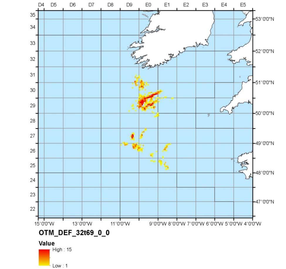 North East Atlantic North East Atlantic: Otter trawl midwater, targeting small pelagic species (OTM_SPF_32-69_0_0) Observed Non-observed (NE Atlantic) Total number of vessels 0 7 Number of vessels