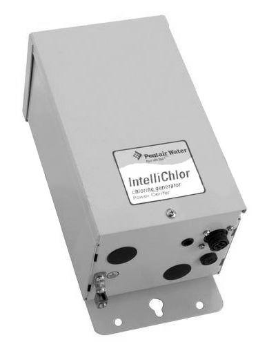 IntelliChlor Salt Chlorine Generator Cell IC20, IC40, IC60 Power Center IntelliChlor Salt Chlorinator uses common table salt to produce all the chlorine a pool needs, safely, effectively, and
