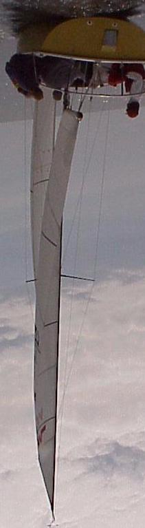 Moderate Air: 8-10 knots wind > Traveller down approx 10 for speed Tight main leech for power Note the trim of the jib is consistent with the twist of the mainsail.