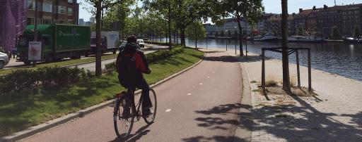 It has very dense residential areas and was one of the first towns to implement a consistent cycling policy in 1979.
